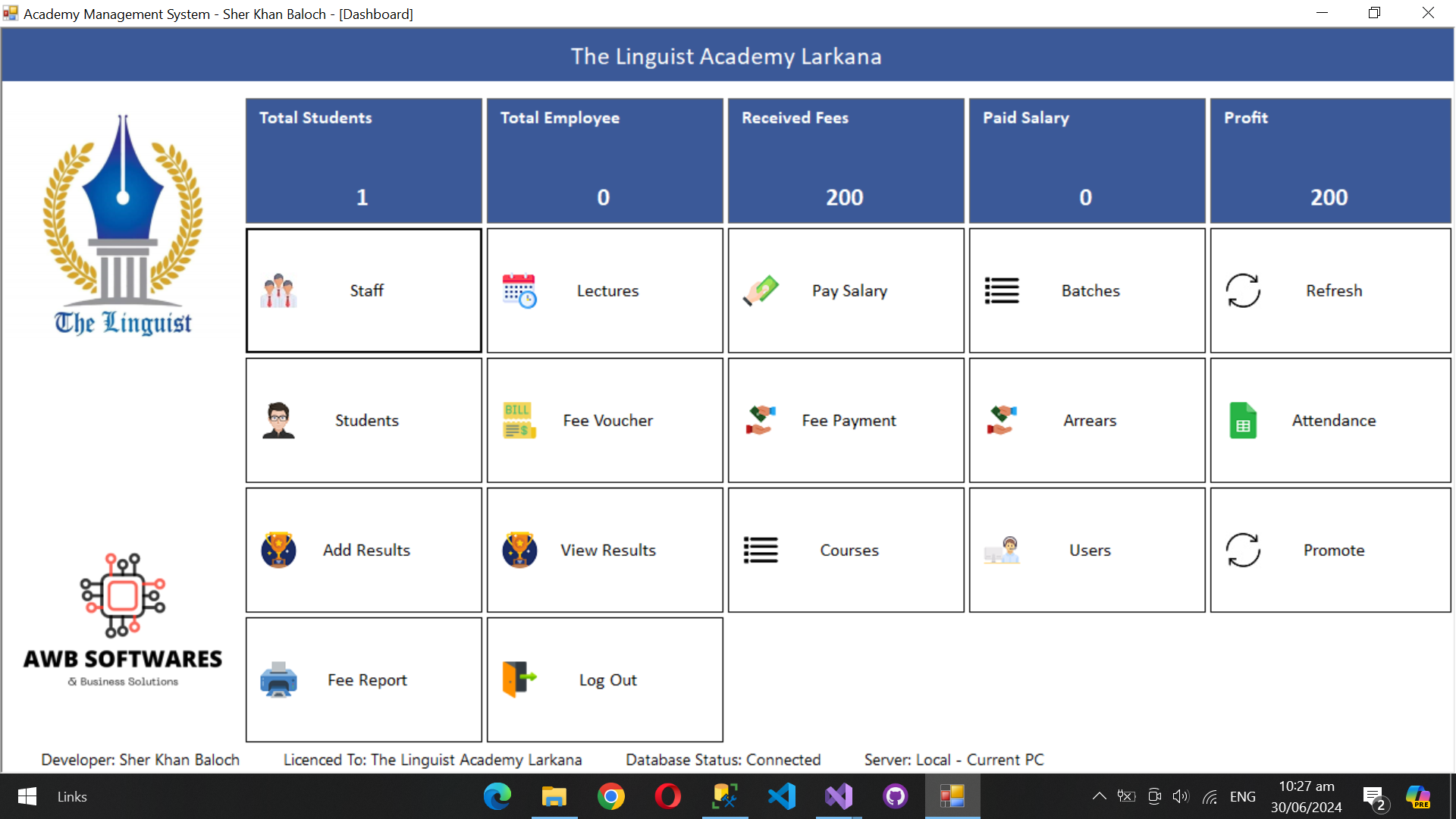 Academy-Management-System